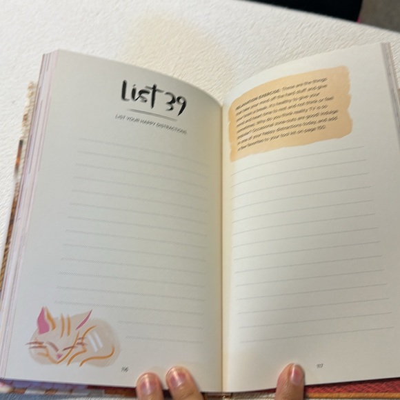 Book: 52 lists for calm. Journaling inspiration. Moorea seal. - Picture 3 of 3